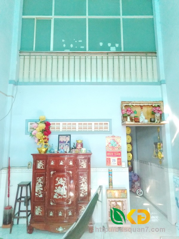 Bán nhà gác lững hẻm 1041 Trần Xuân Soạn quận 7.